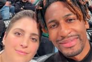 Jaouad with her husband, Jon Batiste (Photo via Instagram/suleikajaouad)